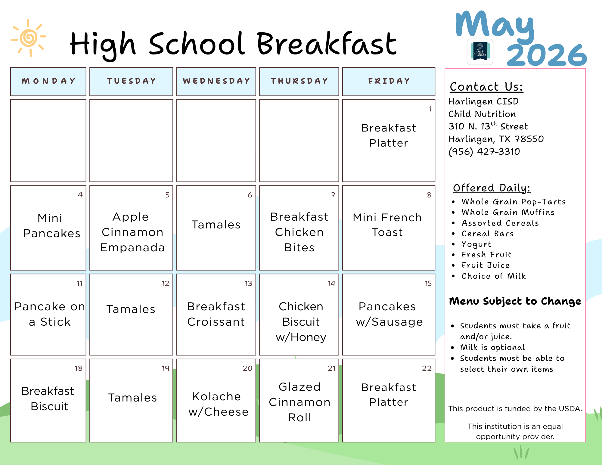 High School Breakfast
